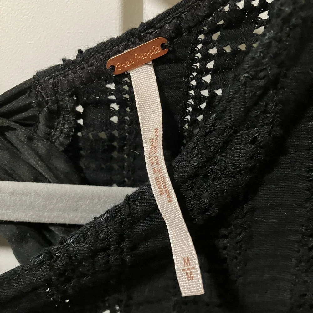 Free People open back crop top.
